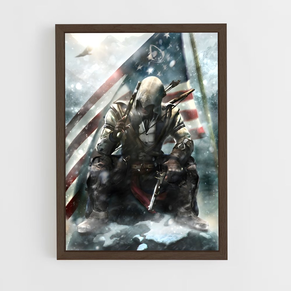 Poster Connor kenway – affiche Assassin's Creed (vue 5)